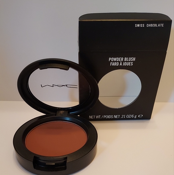 MAC Powder Blush *SWISS CHOCOLATE* / .21 oz / New in box - Picture 2 of 5